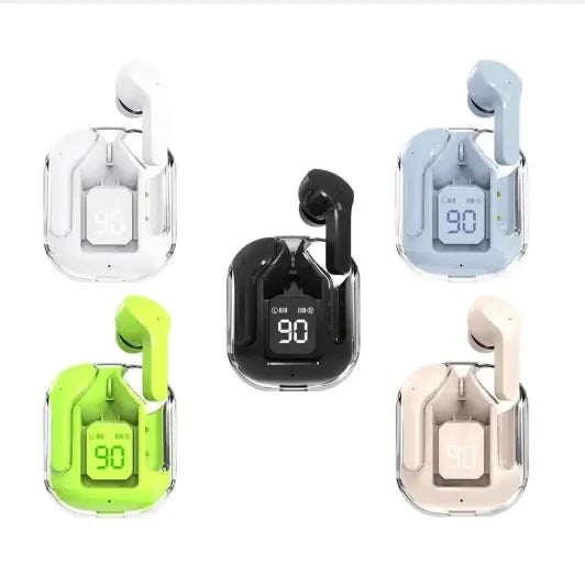 EARBUDS AIR 31 AIRPODS WIRELESS EARBUDS WITH CRYSTAL TRANSPARENT CASE WITH TYPE C CHARGING EARBUDS BLUETOOTH 5.3 | NEW MODEL